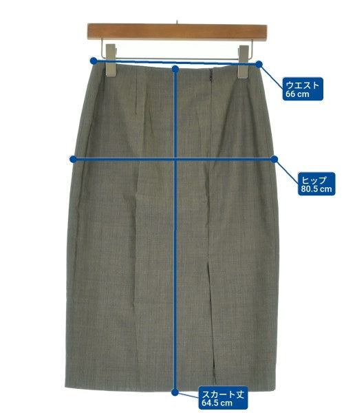 HERMES Knee length skirts