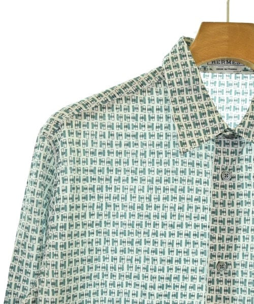 HERMES Casual shirts WhitexGreen(Patterned) 4103526Y0151 | Online Thrift Store HERMES Casual shirts WhitexGreen(Patterned) 4103526Y0151 | Online Thrift Store