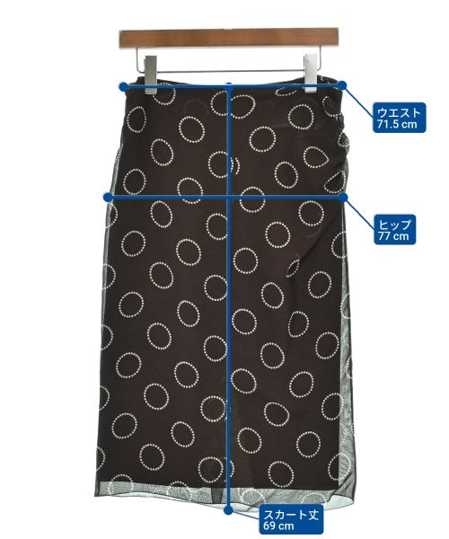 PRADA Knee length skirts