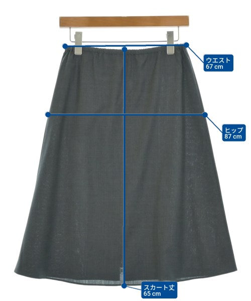 PRADA Knee length skirts