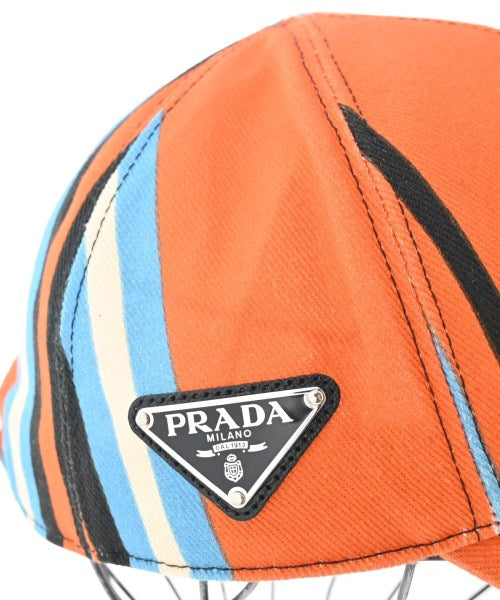 PRADA Caps OrangexBluexWhiteetc.(Stripe Pattern) 4103726L0182