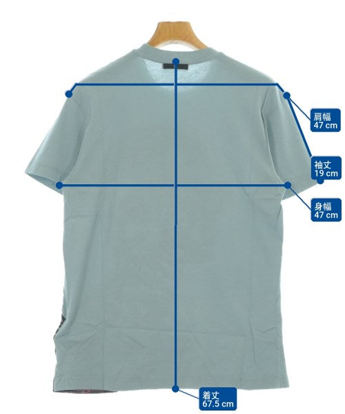 PRADA Tee Shirts/Tops Blue Gray 4103726L0193 | Online Thrift Store