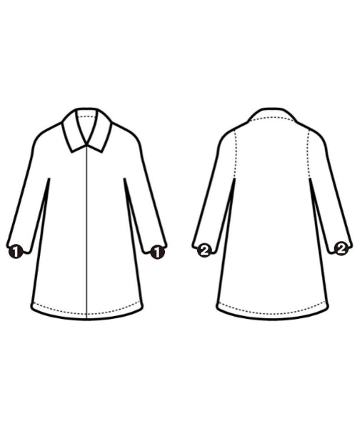 JIL SANDER Soutien collar coats