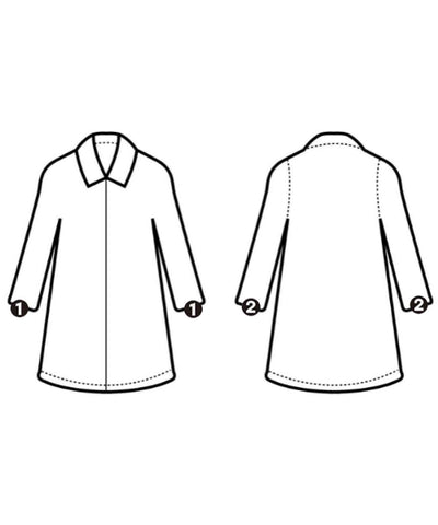 JIL SANDER Soutien collar coats