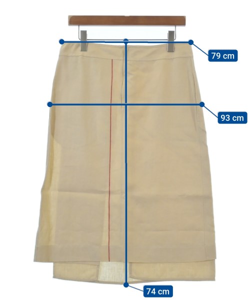 JIL SANDER Knee length skirts