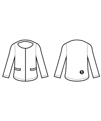 GIORGIO ARMANI Collarless jackets