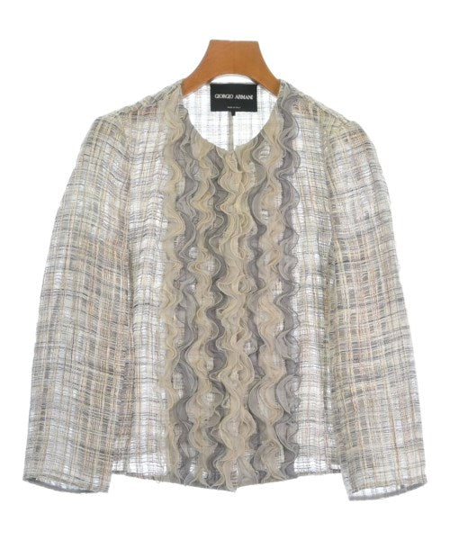 GIORGIO ARMANI Collarless jackets