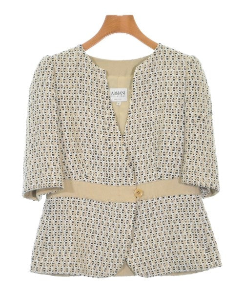 ARMANI COLLEZIONI Collarless jackets