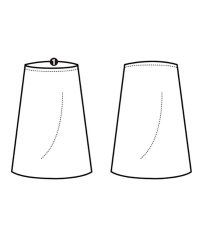 ROBERTO COLLINA Knee length skirts