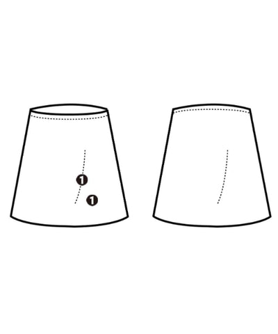 NINA RICCI Knee length skirts