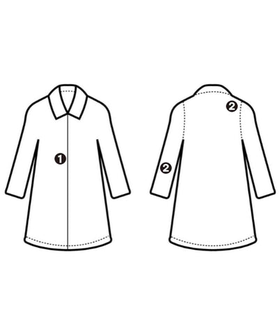 MACKINTOSH Soutien collar coats