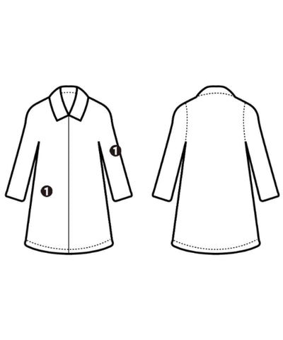 MACKINTOSH Soutien collar coats