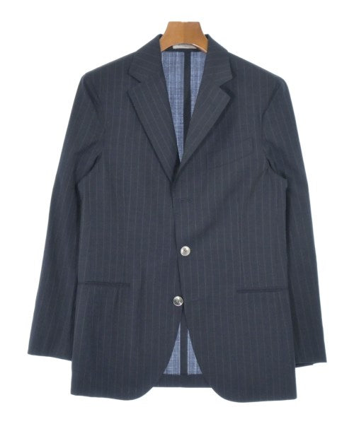 BOGLIOLI Business suits NavyxGray(Stripe Pattern) 4114526Y0012
