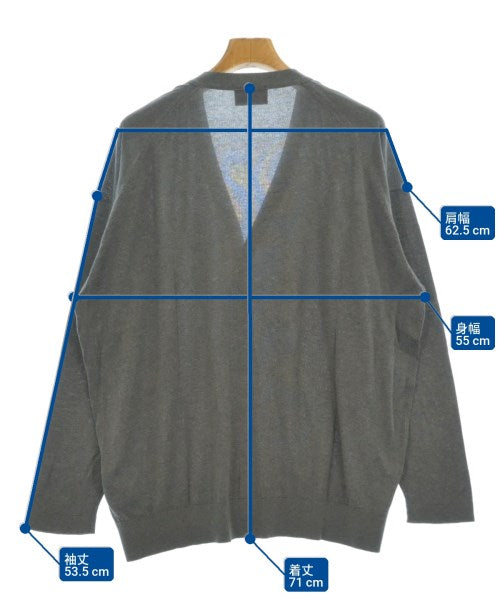 JOHN SMEDLEY｜30G Cotton Cardigan（Gray・L） JOHN SMEDLEY Cardigans Gray 4119426E0048 | Online Thrift Store