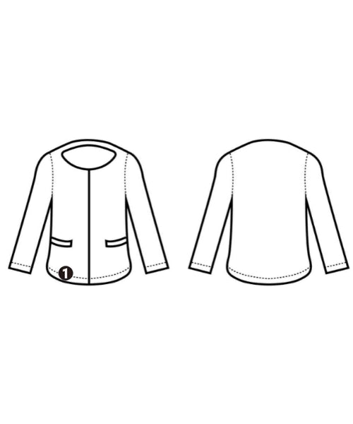 LARDINI Collarless jackets