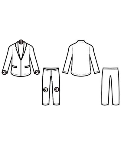 LARDINI Business suits