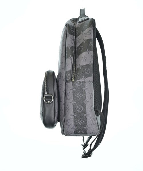 LOUIS VUITTON Backpacks GrayxBlack(Patterned) 4500226E0364