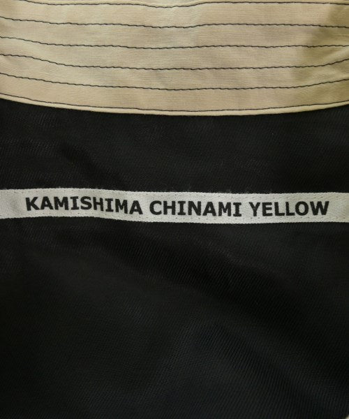 KAMISHIMA CHINAMI YELLOW Trench coats