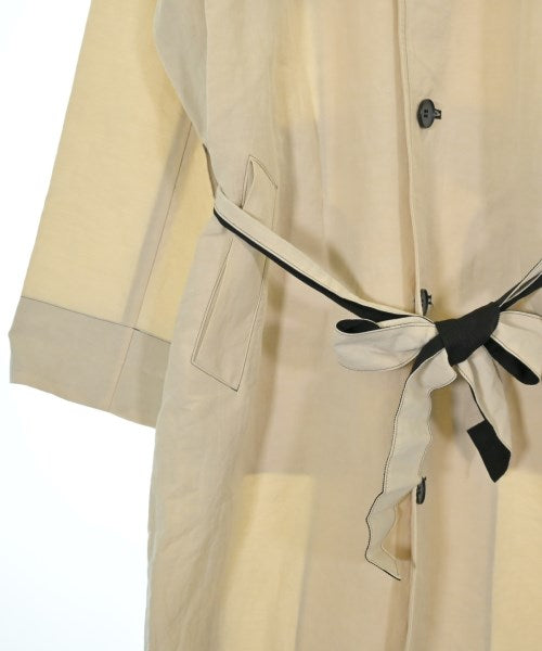 KAMISHIMA CHINAMI YELLOW Trench coats