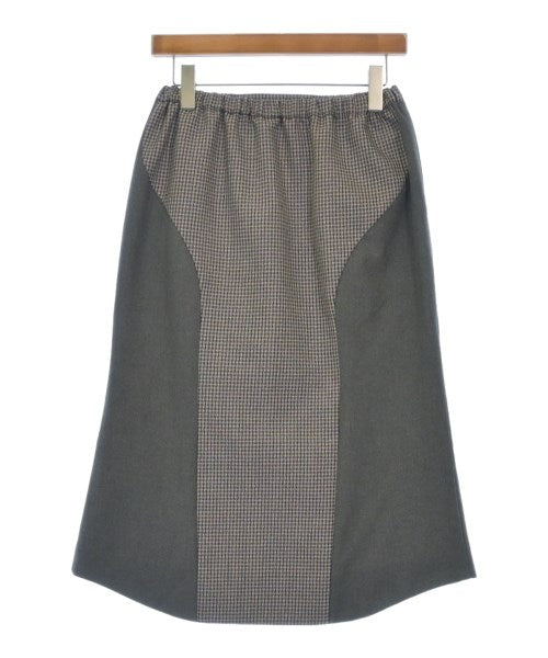 Navy Knee length skirts