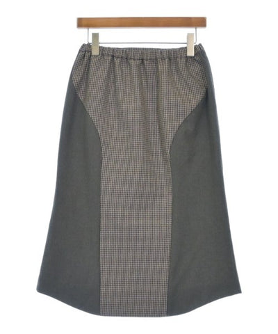 Navy Knee length skirts