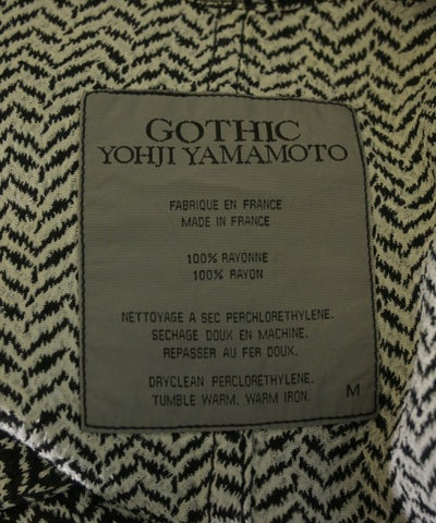 GOTHIC YOHJI YAMAMOTO Collarless jackets