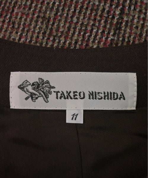 TAKEO NISHIDA Collarless jackets