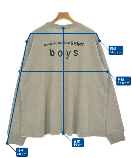 COMME des GARÇONS SHIRT boys パーカー Lサイズ COMME des GARCONS SHIRT boys Sweatshirts Gray A322626Y0004