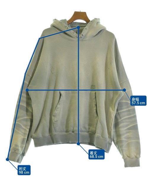 MOOJIMOOJI Hoodies Blue grayxIvory B176726E0001 | Online Thrift