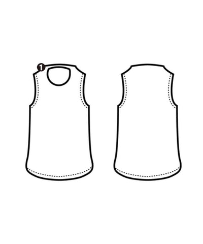 LB.04 Sleeveless tops