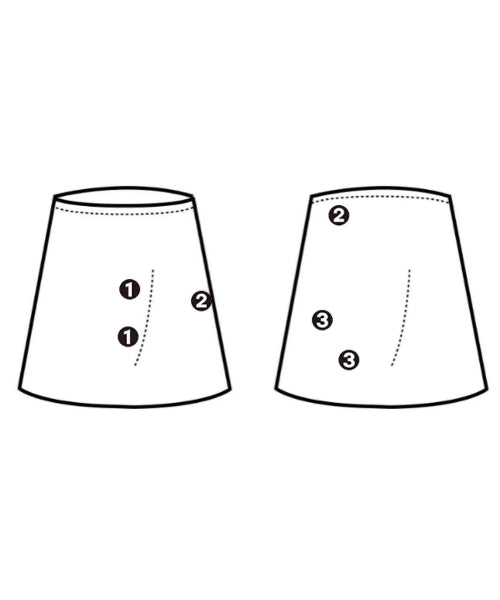 CHANEL Knee length skirts