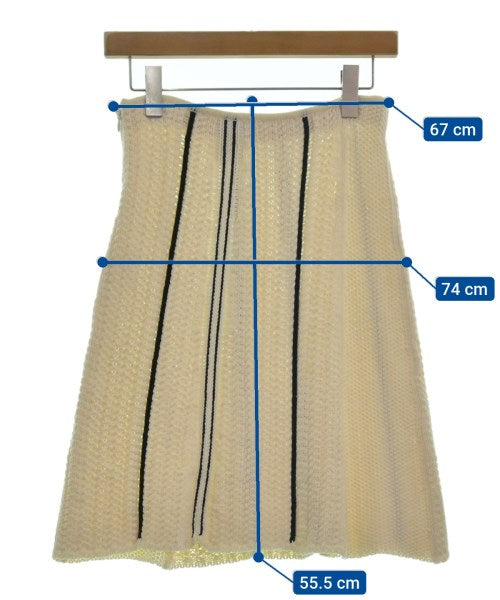 CHANEL Knee length skirts