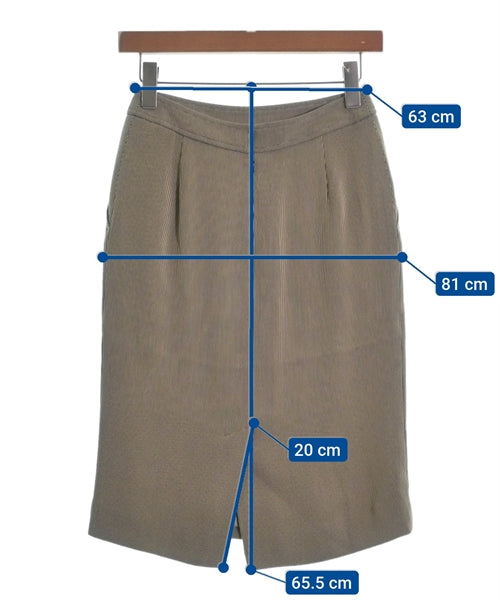 HERMES Knee length skirts